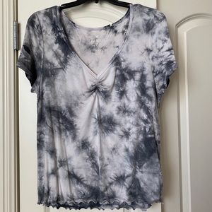 tie dye american eagle tee